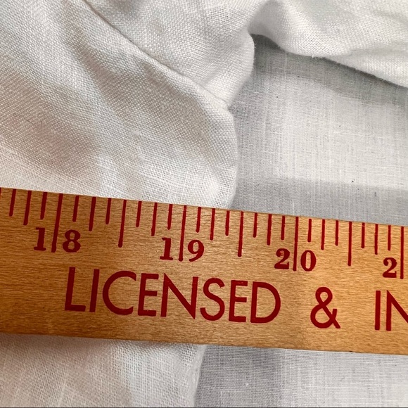 FAITHFUL The BRAND Dija Mini Dress 100% Linen White LongSleeve Sz 4 S Lagenlook - Picture 10 of 12